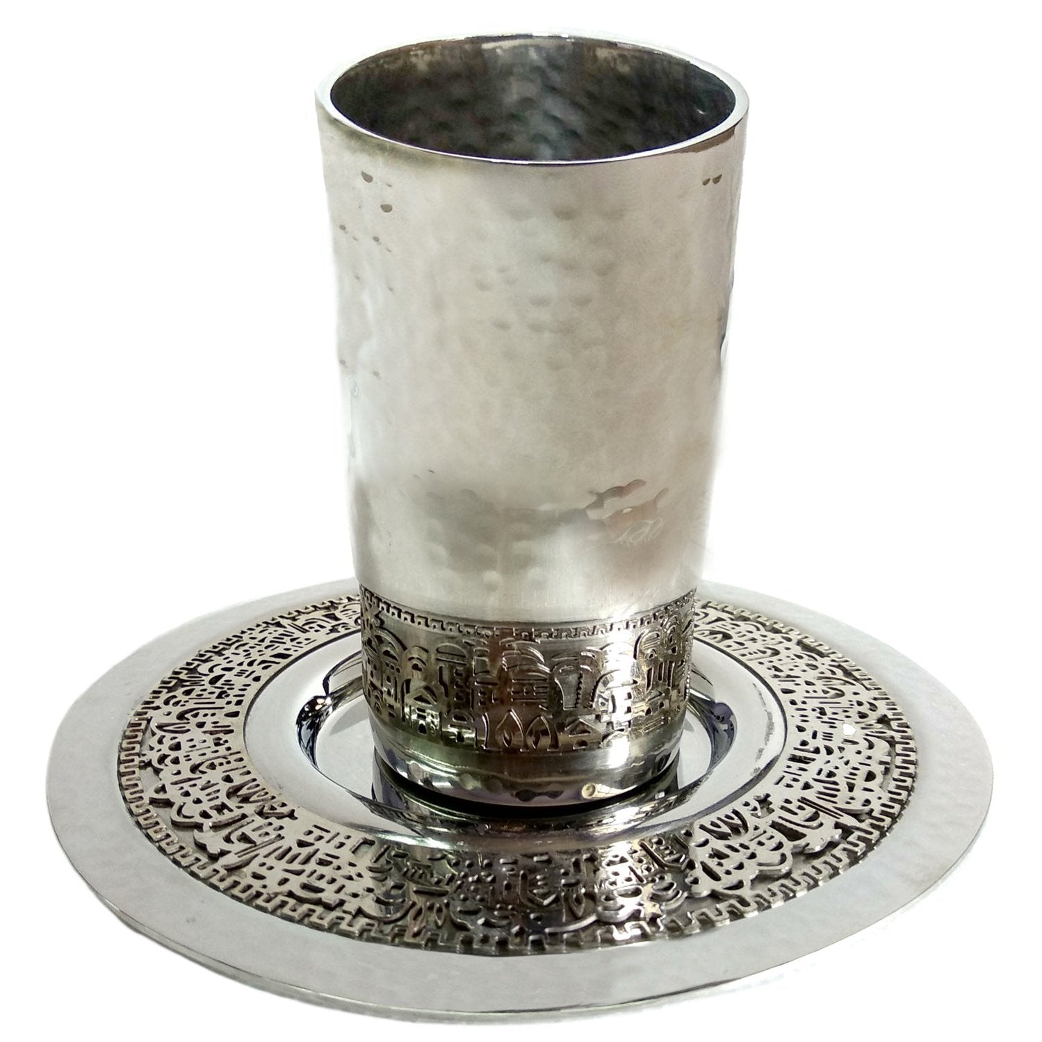 Kiddush cup of all sterling silver metal