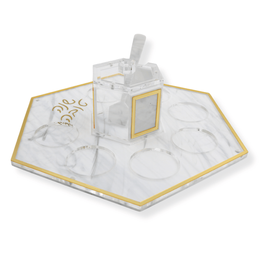 Honey Dish / "Simanim" Tray #HD31-G